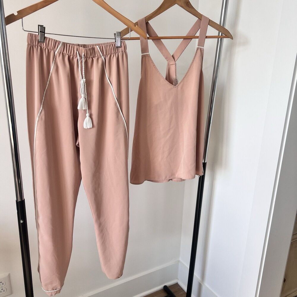 Negative Underwear Soft Pink Pajama Set XS
